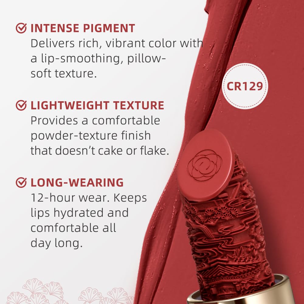 Catkin Semi-Matte Lipstick – Hydrating Color with Vitamin E & Avocado Oil