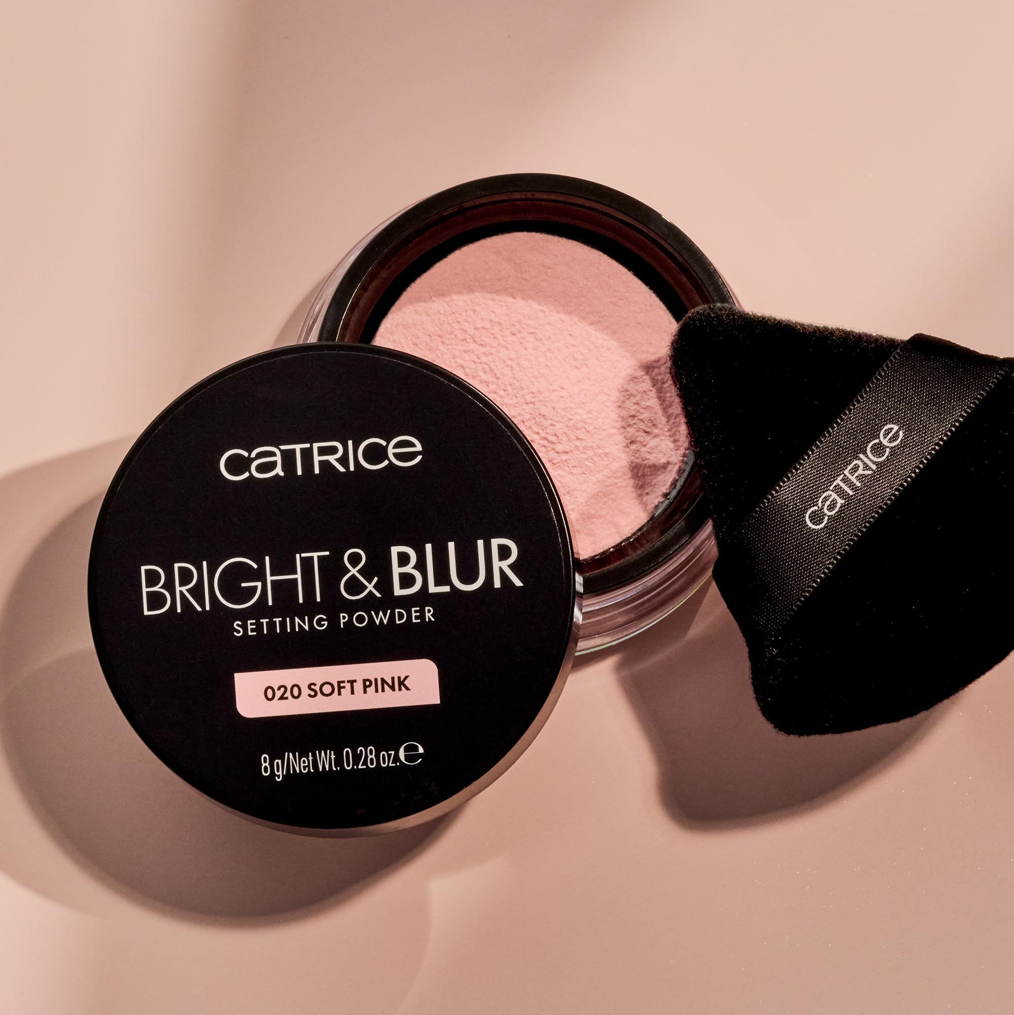 Catrice Bright & Blur Loose Setting Powder Soft Pink 020 — Fragrance-Free, Lightweight, Vegan & Cruelty-Free