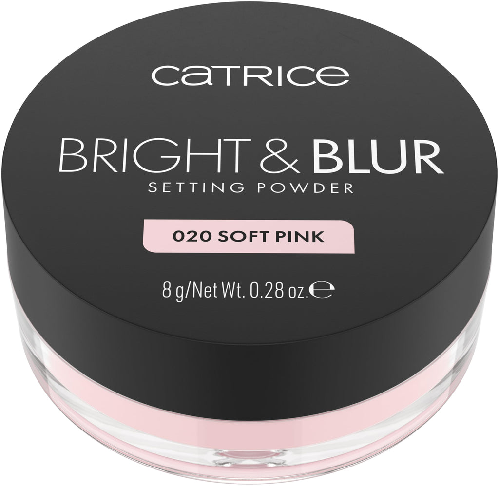 Catrice Bright & Blur Loose Setting Powder Soft Pink 020 — Fragrance-Free, Lightweight, Vegan & Cruelty-Free
