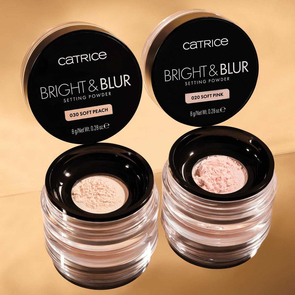 Catrice Bright & Blur Loose Setting Powder Soft Pink 020 — Fragrance-Free, Lightweight, Vegan & Cruelty-Free