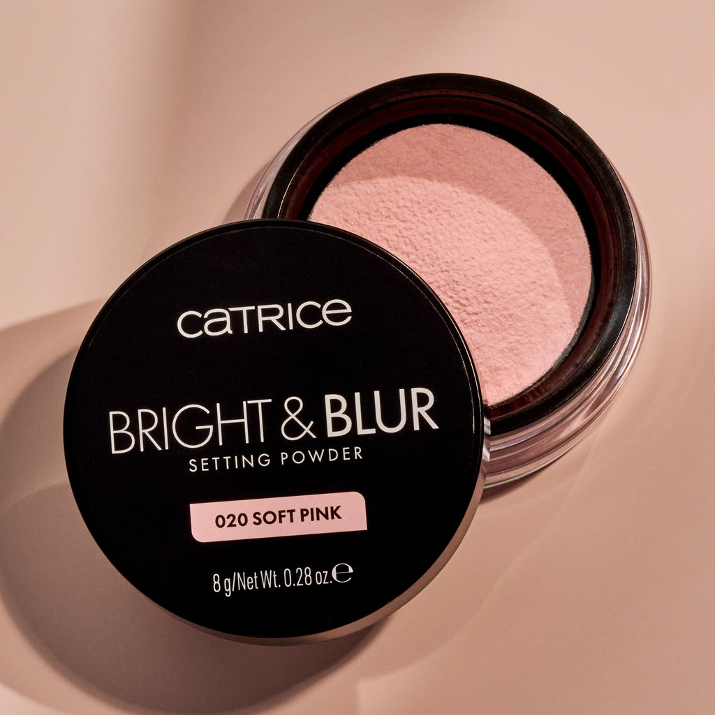 Catrice Bright & Blur Loose Setting Powder Soft Pink 020 — Fragrance-Free, Lightweight, Vegan & Cruelty-Free