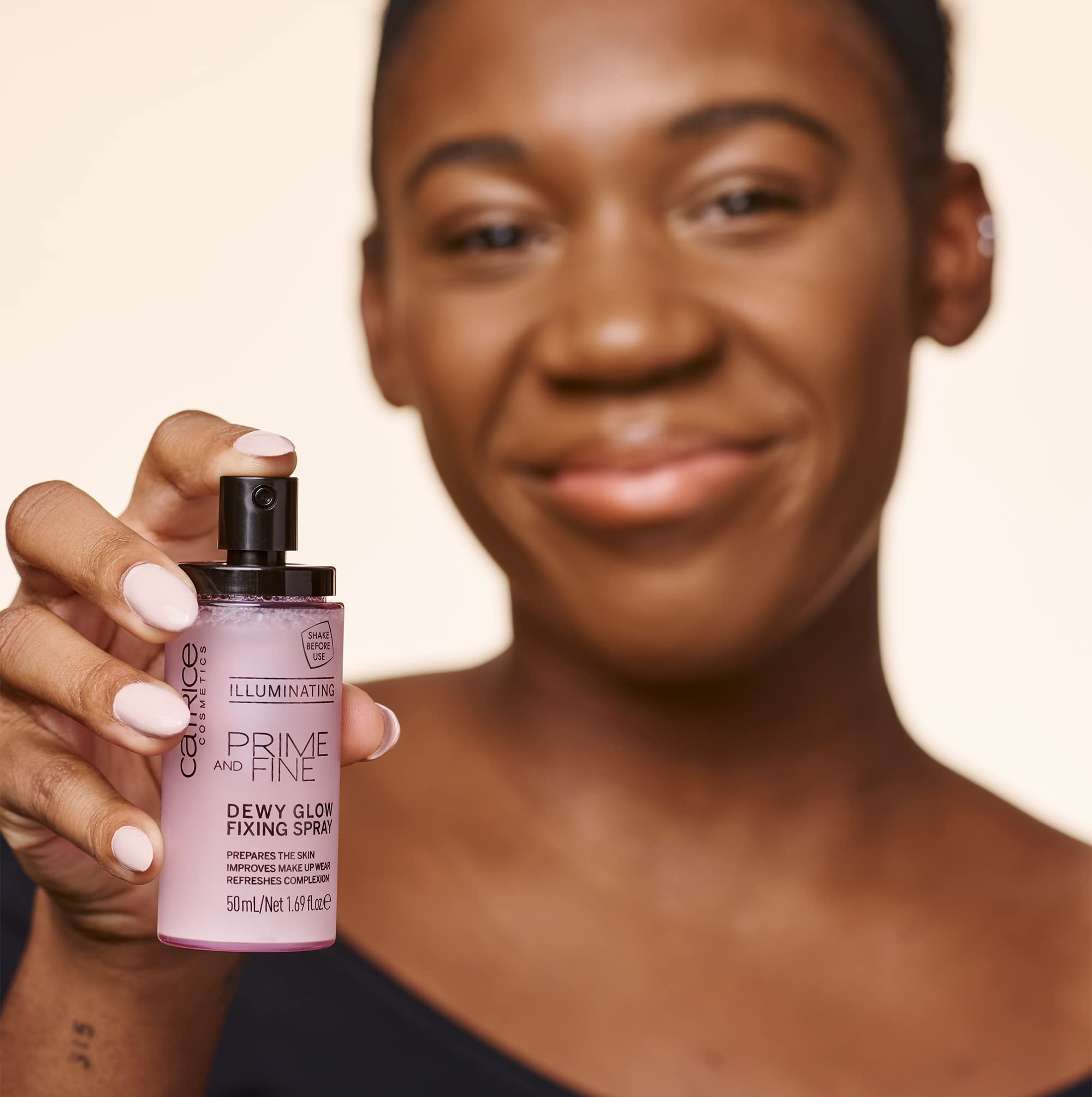 Catrice Prime & Fine Illuminating Dewy Glow Spray – 3-Pack, Transparent & Fast-Drying, Vegan & Cruelty-Free