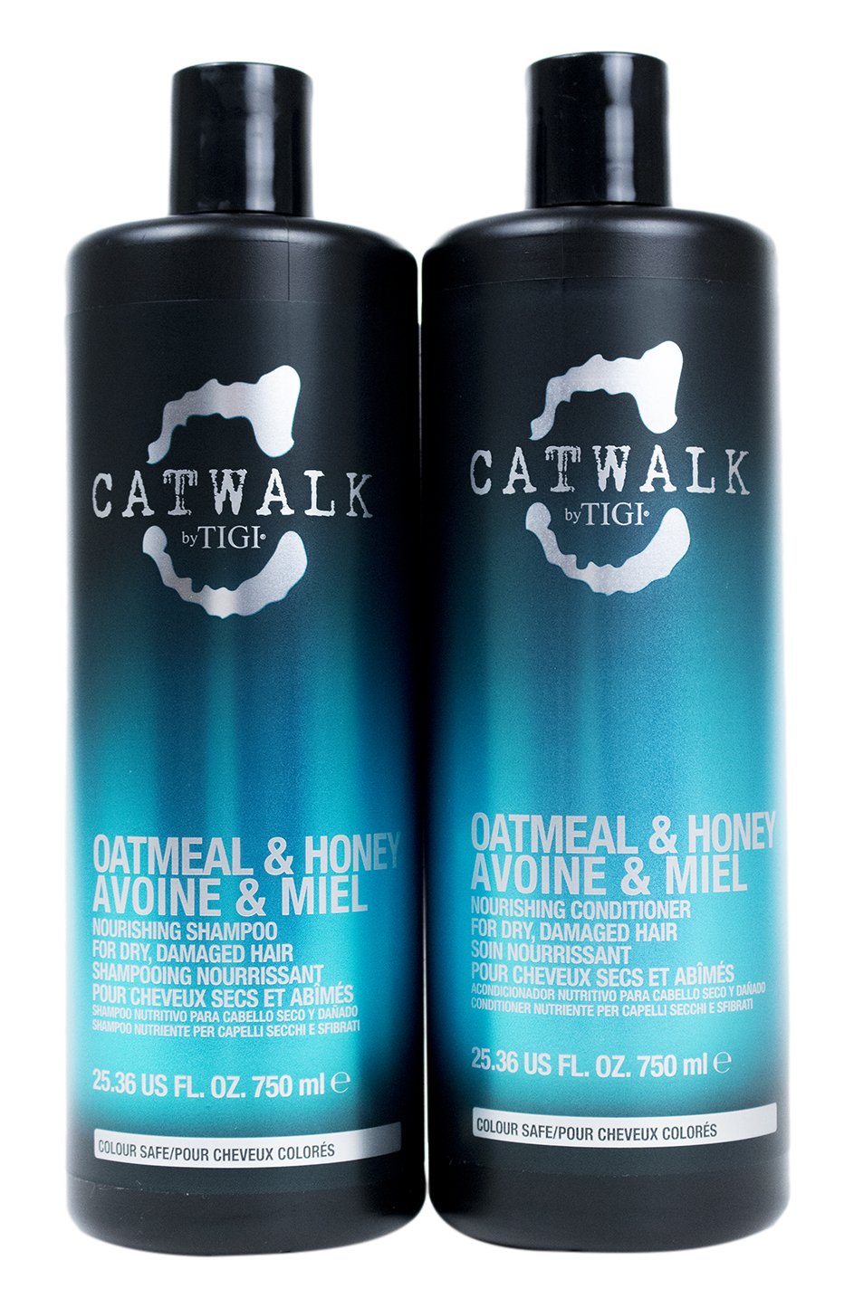 CATWALK by TIGI Oatmeal & Honey Shampoo & Conditioner – 25.36 oz with Pumps