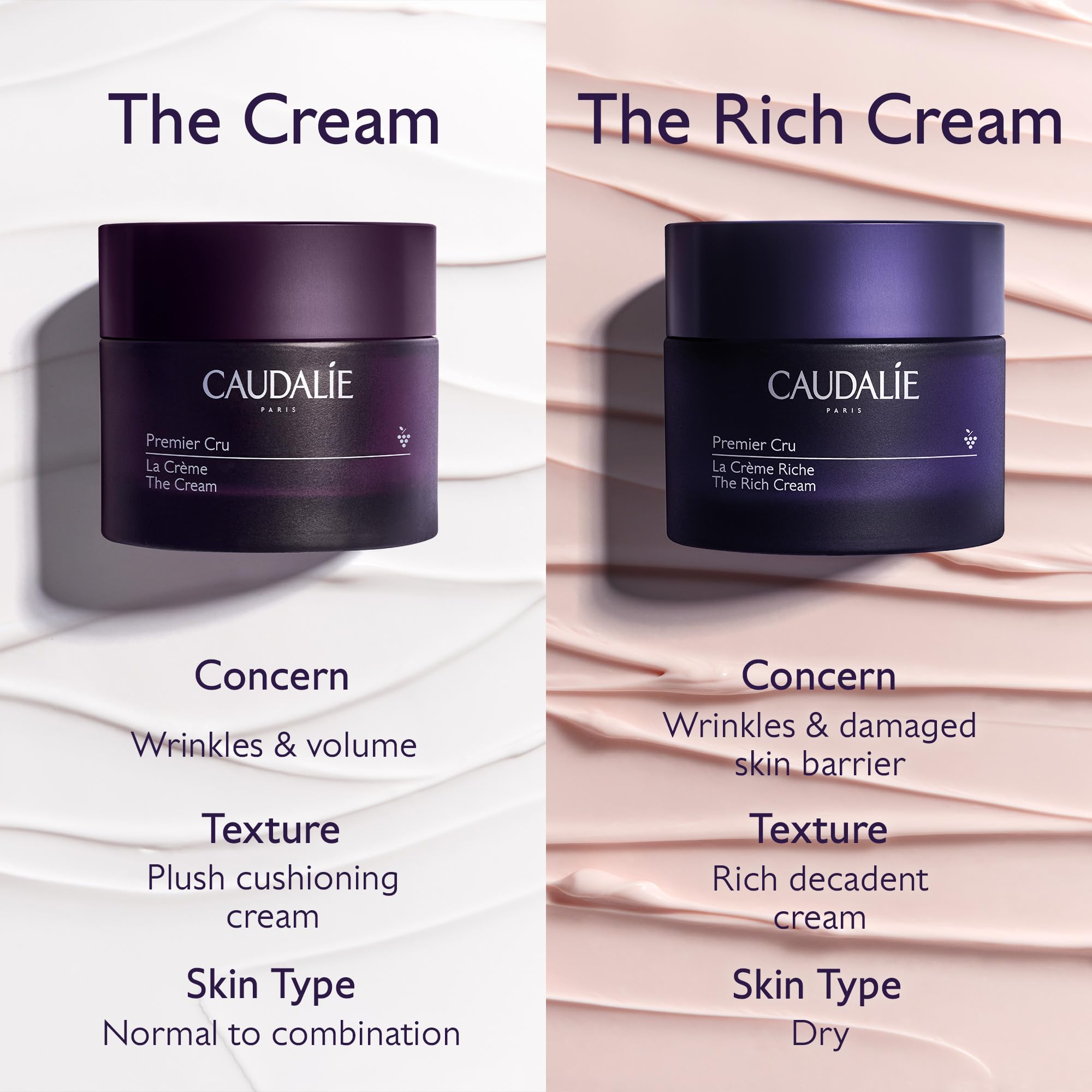 Caudalie Premier Cru Anti-Aging Cream Moisturizer – 50 mL Refillable Jar