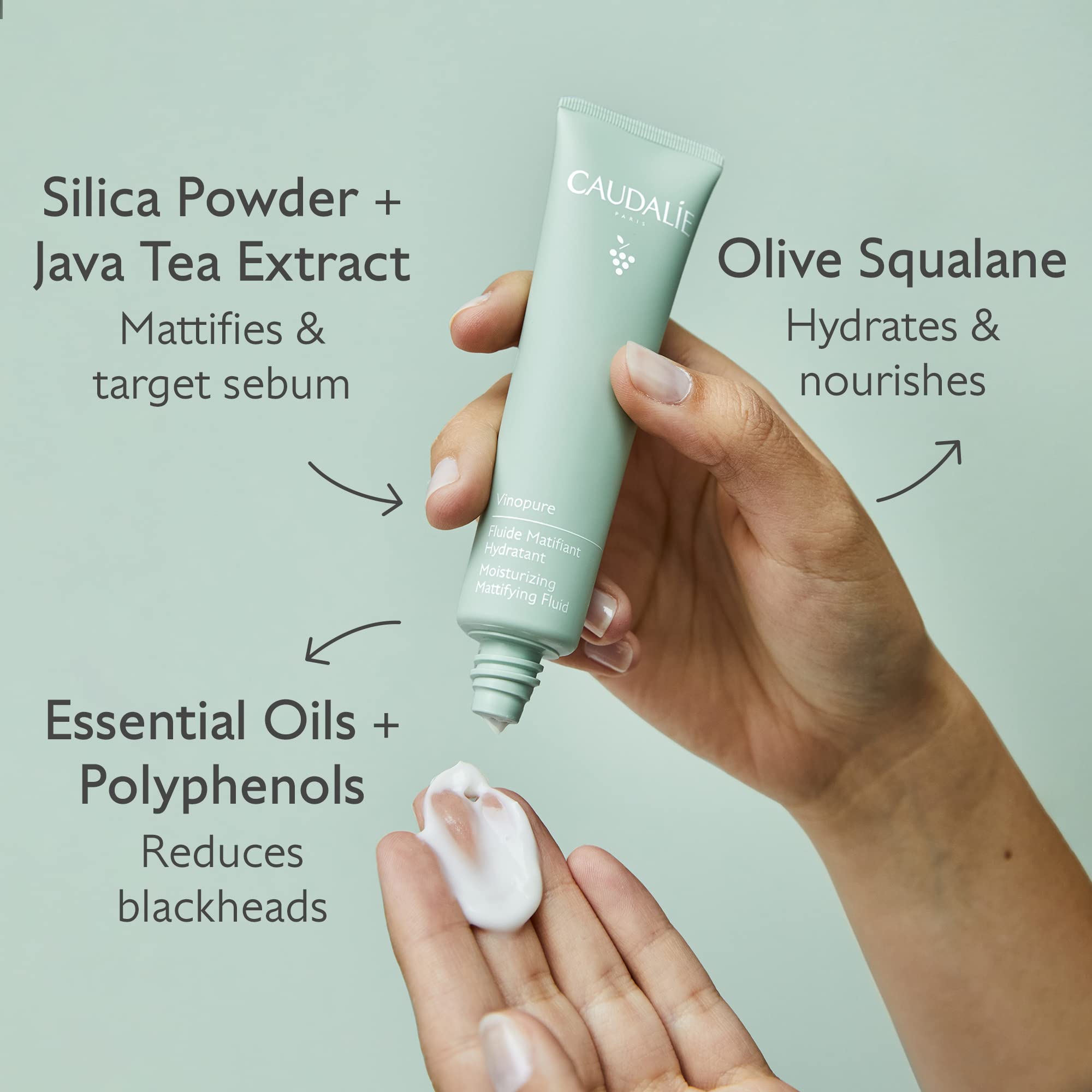 Caudalie Vinopure Oil Control Moisturizer – Hydrating & Mattifying Gel (40 mL)