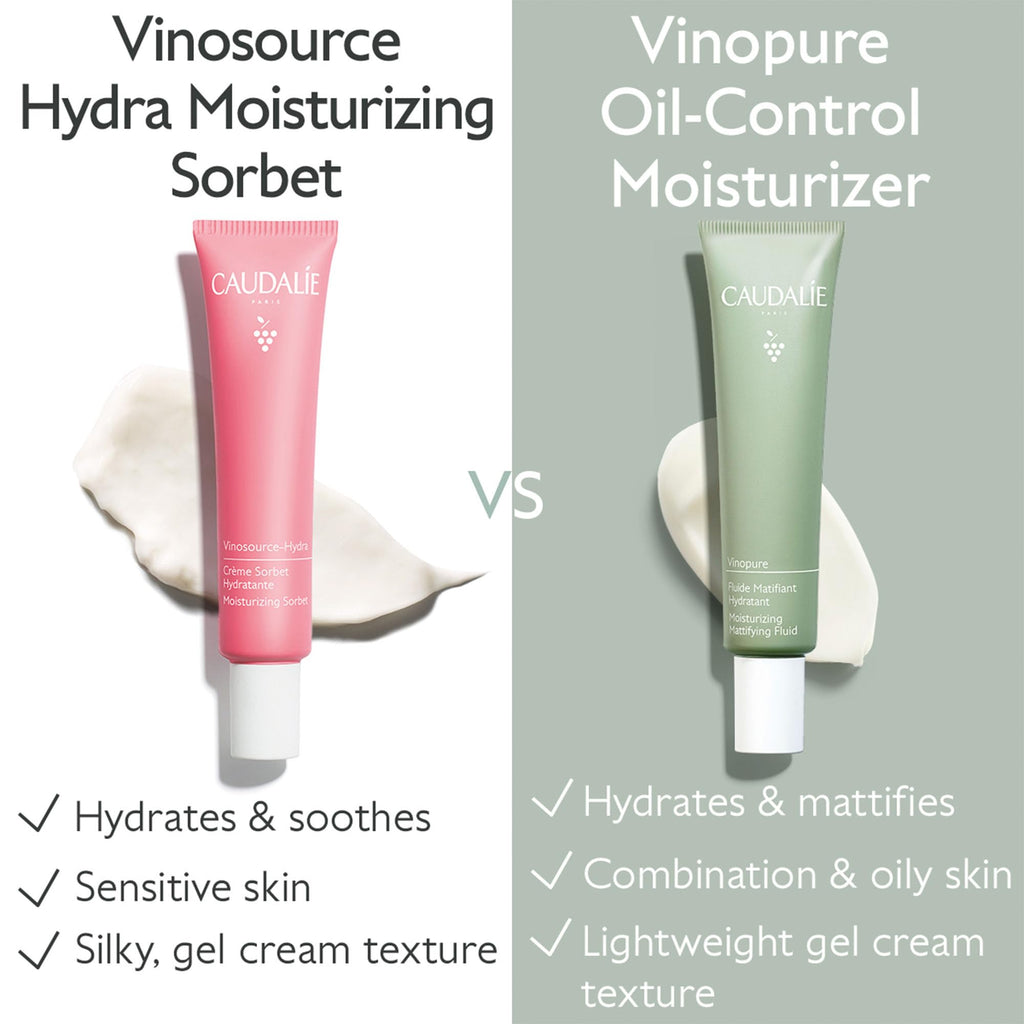 Caudalie Vinopure Oil Control Moisturizer – Hydrating & Mattifying Gel (40 mL)