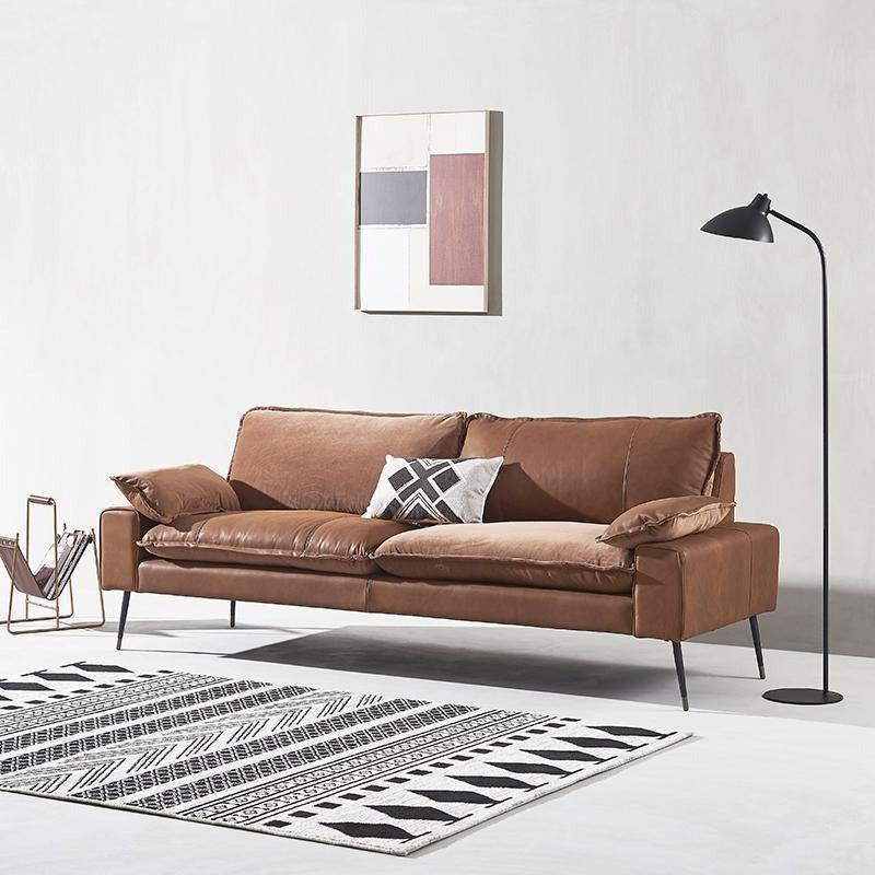 Caudill Three Seater Sofa, Leather