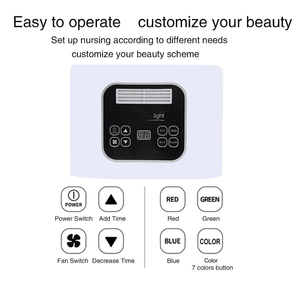 Caweiya 7 Color LED Face Mask | Home Skin Care Light Therapy