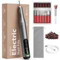 Ccigedy 6-in-1 Electric Nail Drill Kit – Cordless Nail File with 9-Speed LED