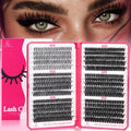 CCODDY Bombshell Plus 570Pcs Fluffy Lash Clusters – 200D Volume, D-Curl, DIY Home Lash Extensions (10–18mm)