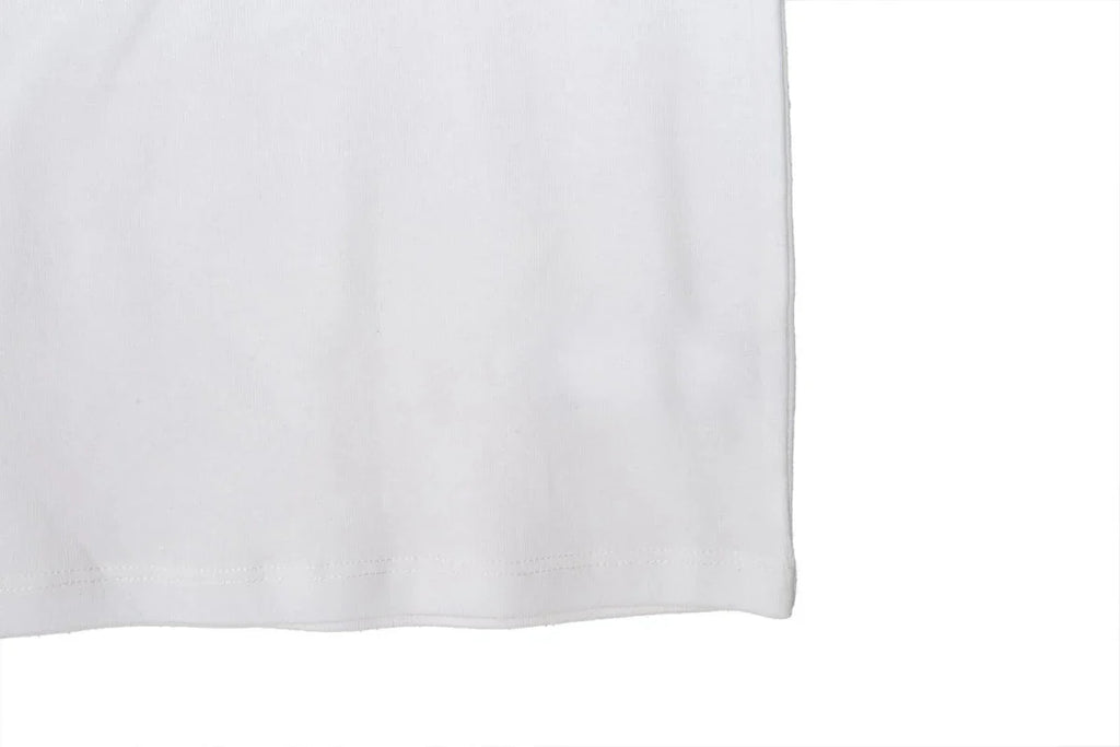 HelloBaby Unisex Undershirt Crew Neck Short Sleeve - White