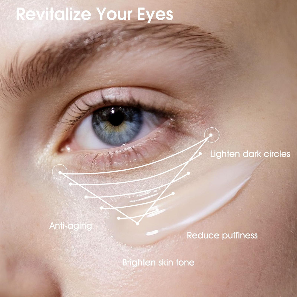 ceedoo Eye Cream for Wrinkles & Fine Lines | Ceramides, Peptides & Caffeine