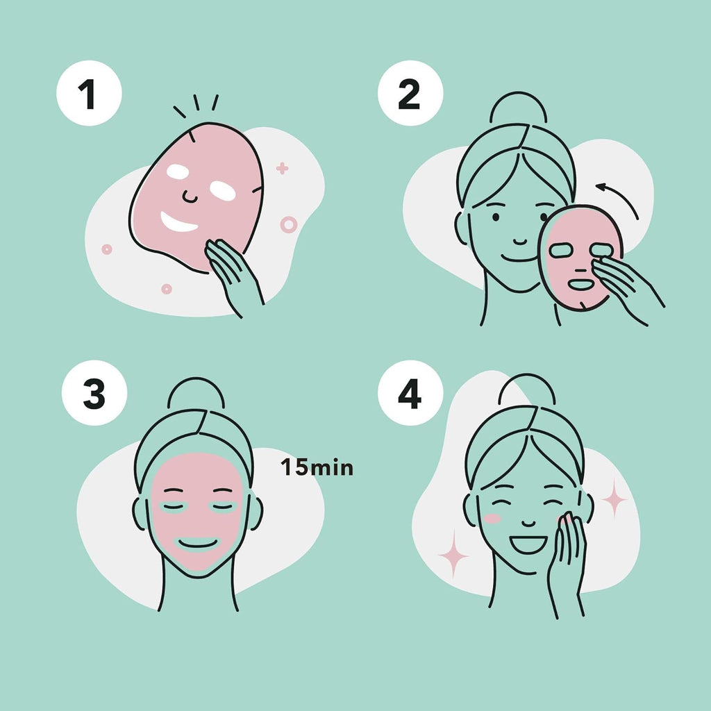 Celavi Cosmetics Face Mask Set – 24 K-Beauty Sheet Masks, Made in Korea