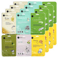 Celavi Essence Facial Mask B Set – 24 Sheet Masks (4x Each Variant) | K-Beauty Skincare