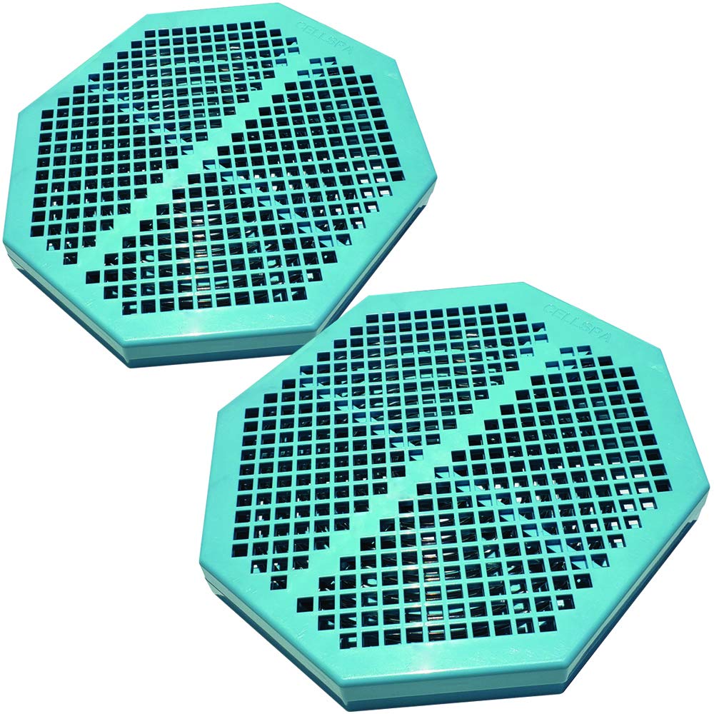 Cell Spa CS-900 2 Pack Dual Coil Detox Foot Bath Arrays | Flat Stainless Steel Ionic Cleanse | 1/4" Plug Compatible