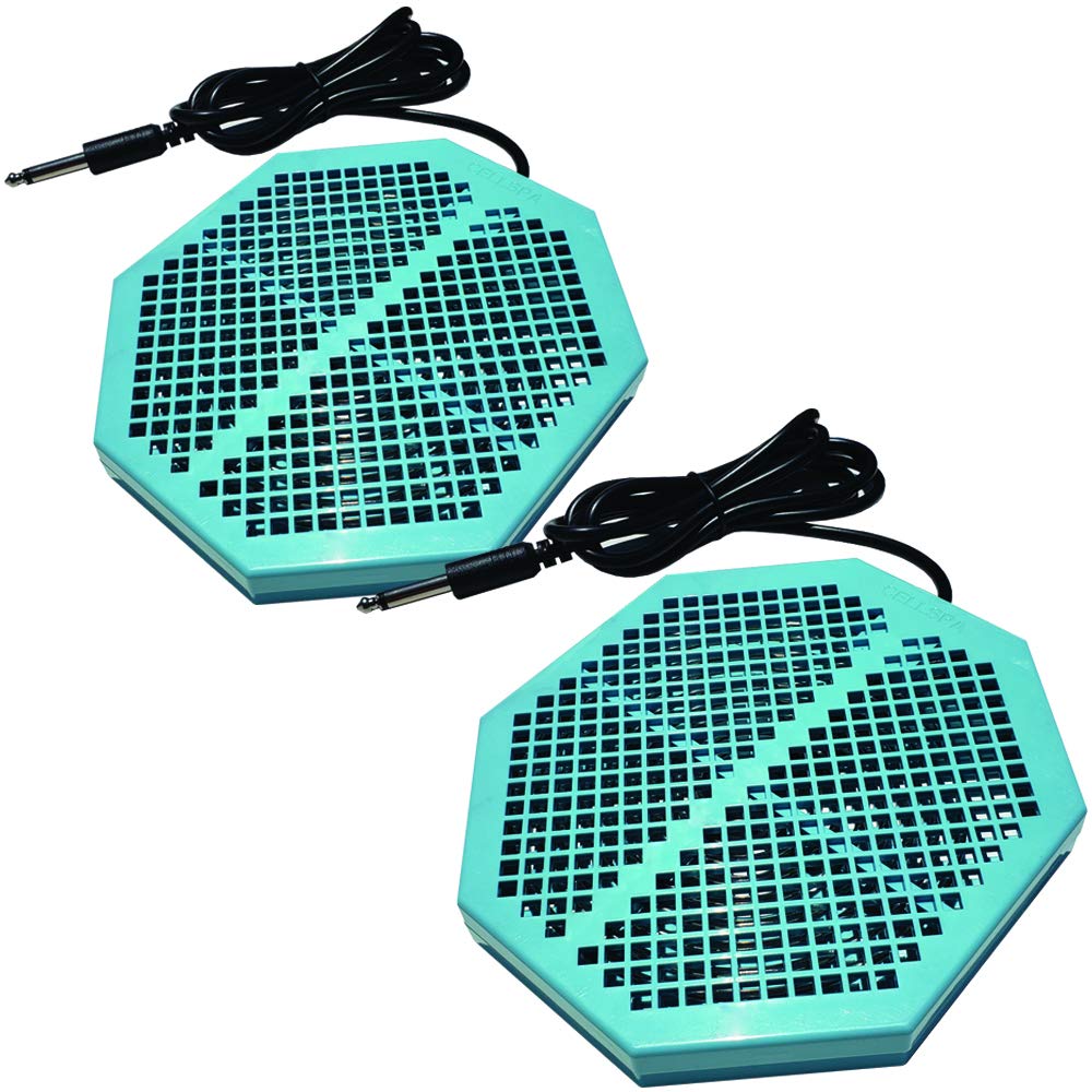Cell Spa CS-900 2 Pack Dual Coil Detox Foot Bath Arrays | Flat Stainless Steel Ionic Cleanse | 1/4" Plug Compatible