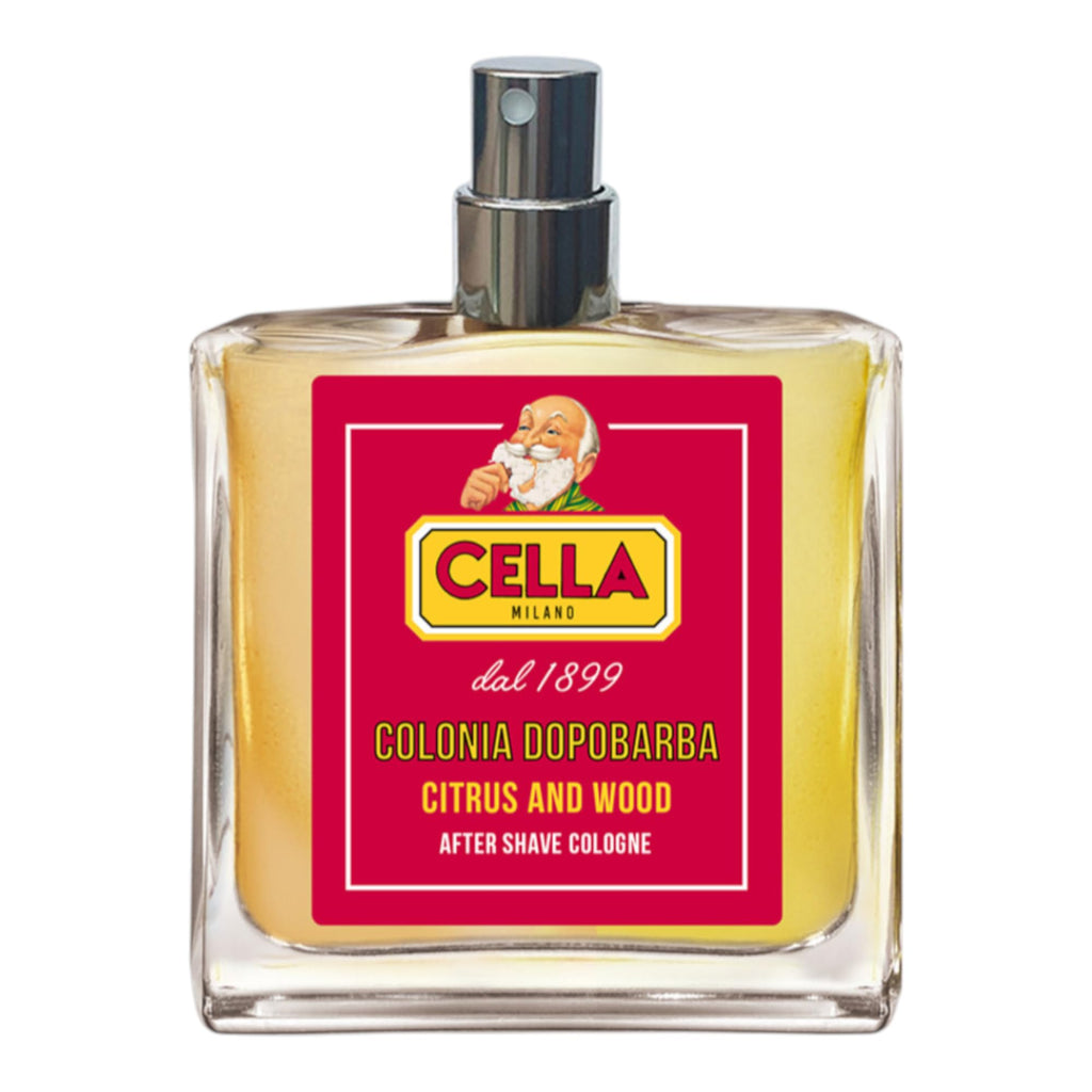 Cella Milano Aftershave Spray - Citrus & Wood, 100ml Glass Bottle
