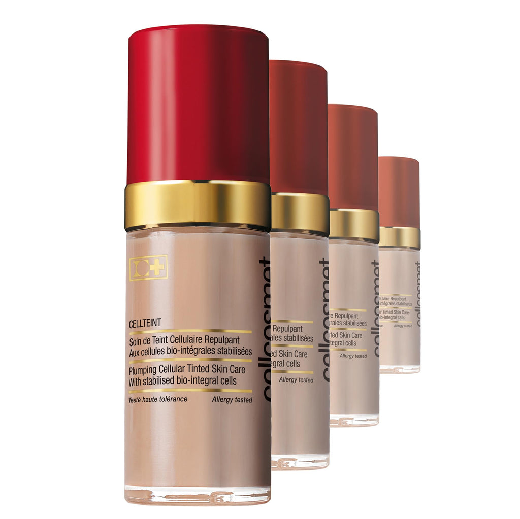 CellTeint – Anti-Aging Tinted Moisturizer by Cellcosmet | Hydrating Sheer Color in 4 Shades