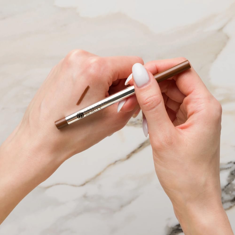 CELLMETICS Long-Wear Cream Eyeliner for Mature Women – Warm Brown (1) – Water-Resistant, Retractable, Smudge-Proof Pencil