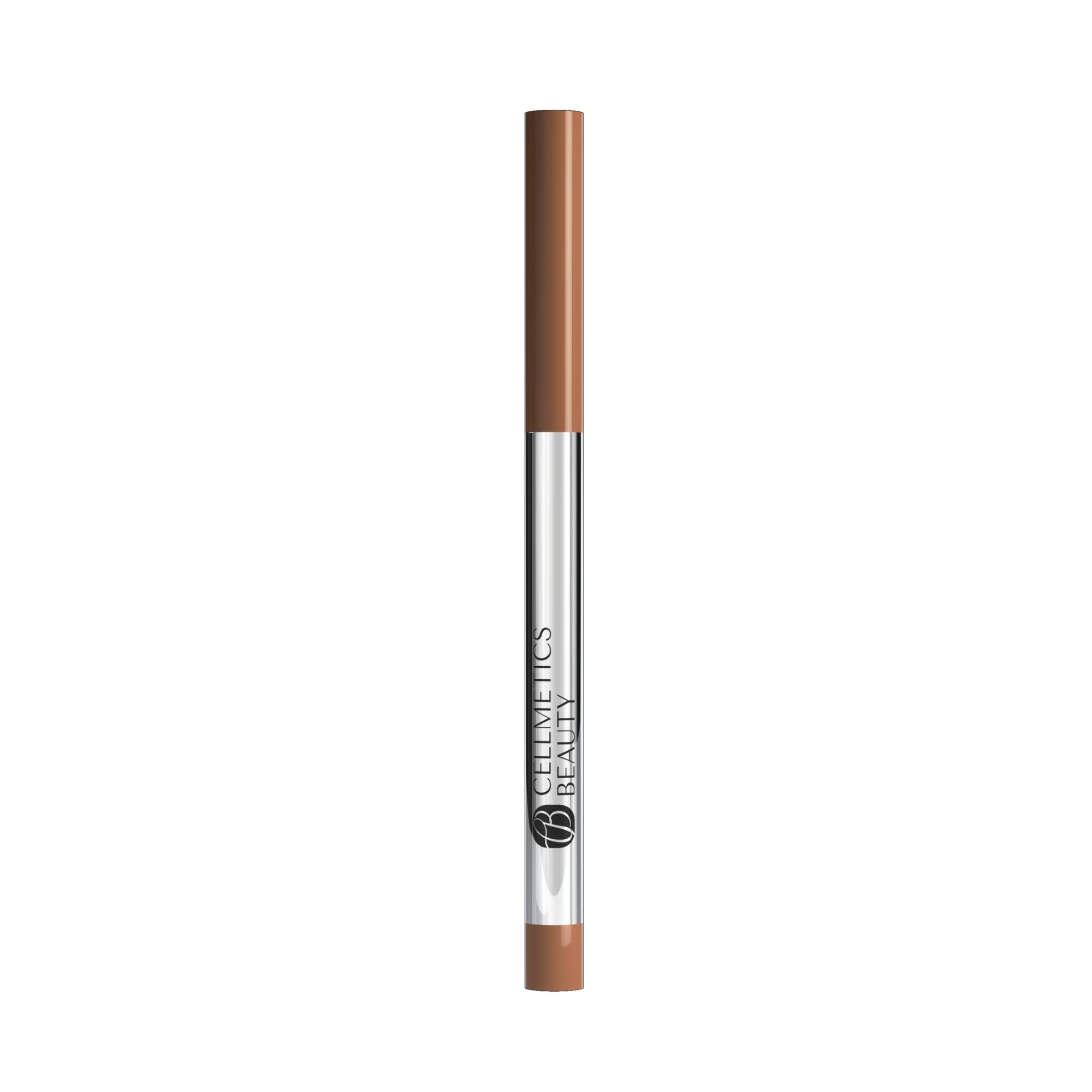 CELLMETICS Long-Wear Cream Eyeliner for Mature Women – Warm Brown (1) – Water-Resistant, Retractable, Smudge-Proof Pencil