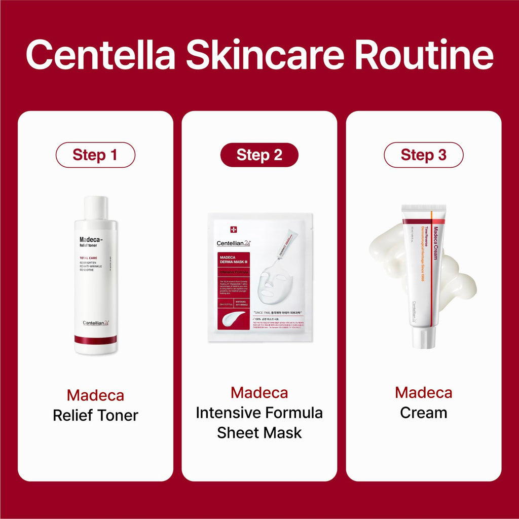 CENTELLIAN 24 Madeca Derma Mask Intensive 10pc – 24-Hour Hydration for All Skin Types