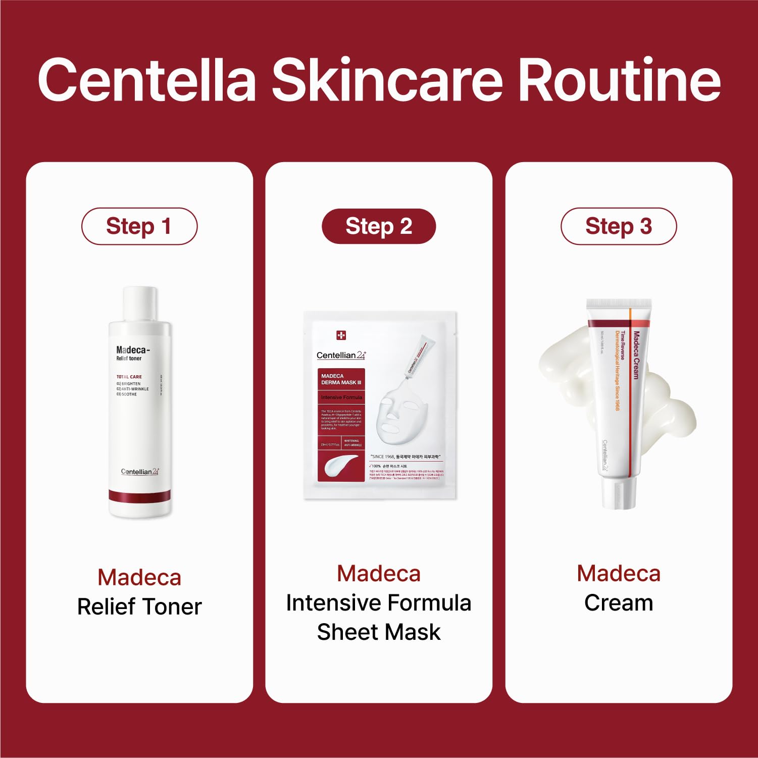 CENTELLIAN 24 Madeca Derma Mask Intensive 10pc – 24-Hour Hydration for All Skin Types