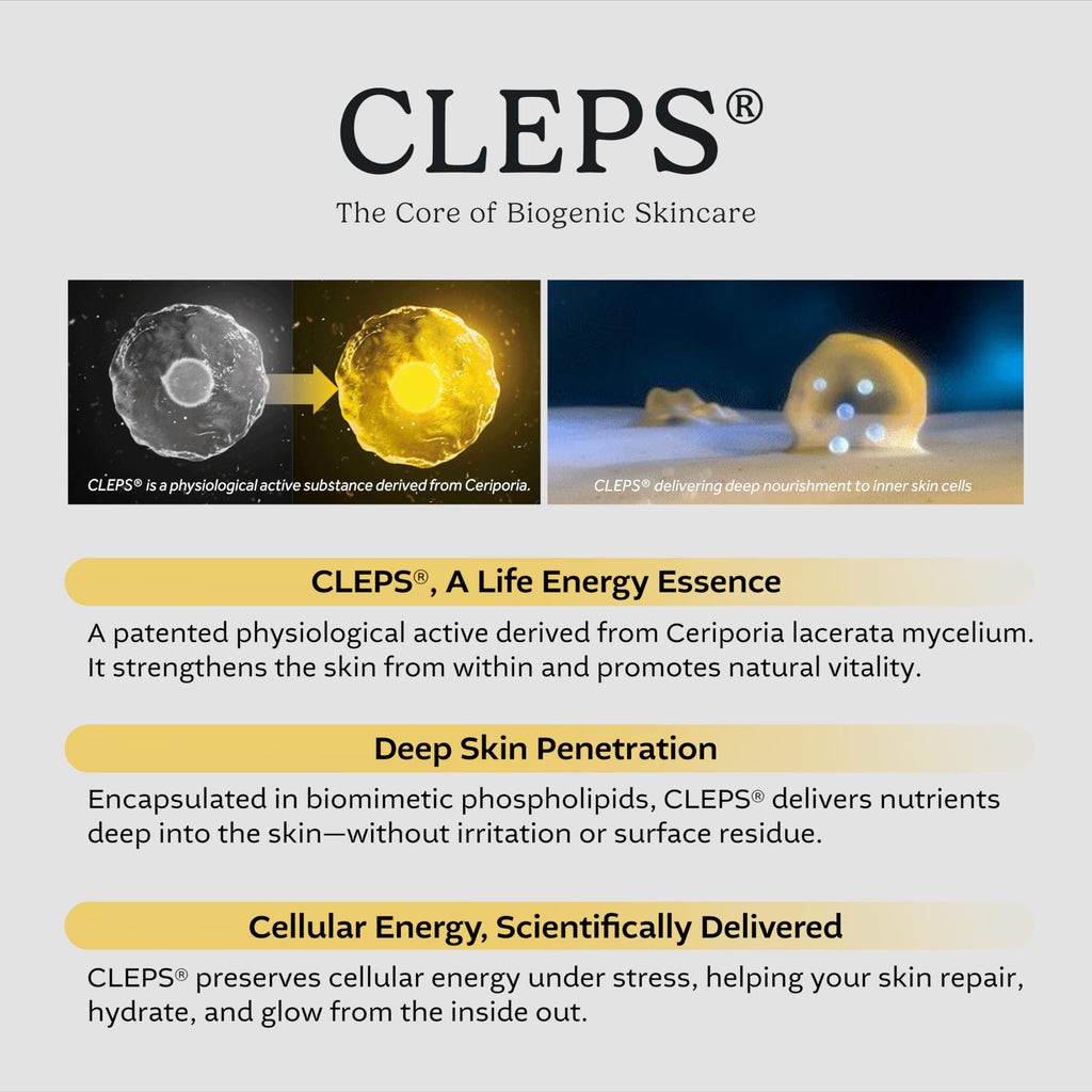 CEPOLAB Biogenic Essence 92.8% CLEPS Hydrating Serum – 5.24 fl.oz | Korean Skincare for Dull & Dehydrated Skin