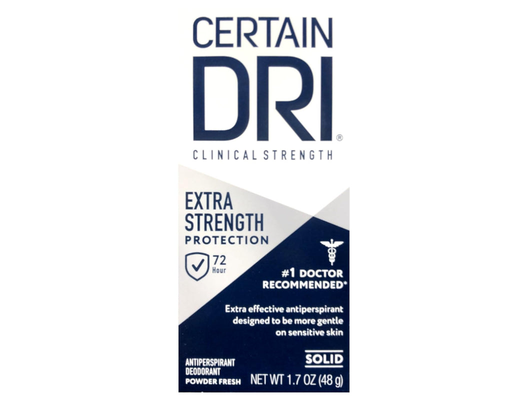 Certain Dri Anti-Perspirant Solid 1.7 oz – Pack of 6 | Long-Lasting Sweat Protection