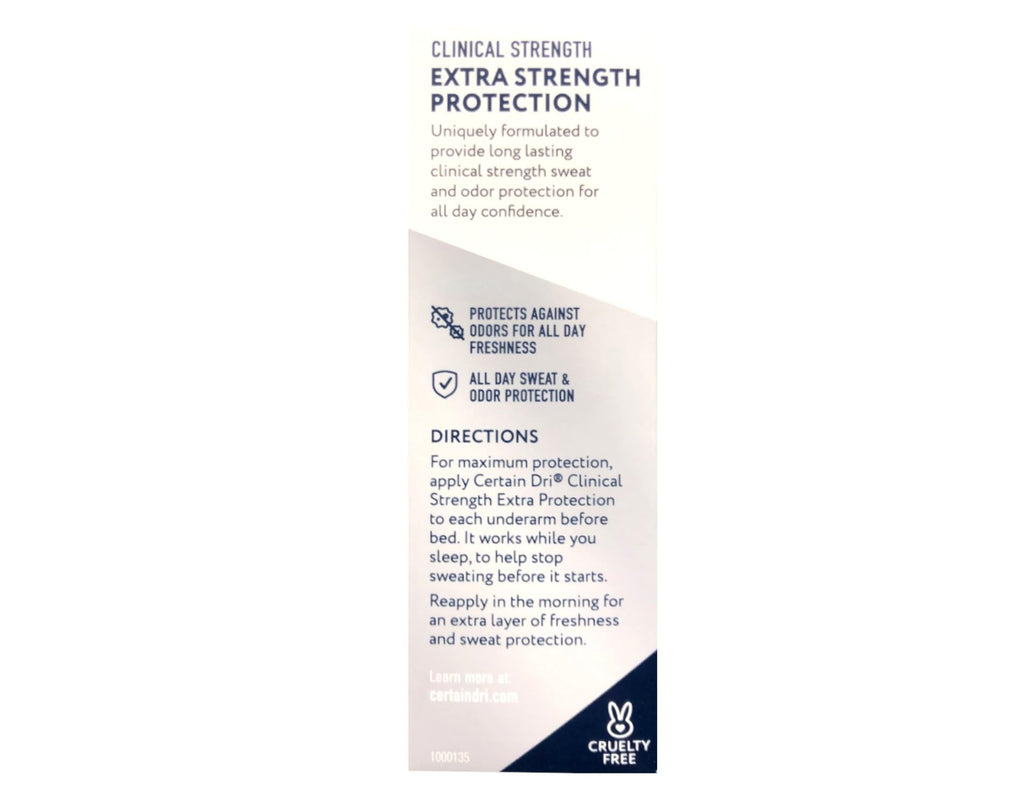 Certain Dri Anti-Perspirant Solid 1.7 oz – Pack of 6 | Long-Lasting Sweat Protection
