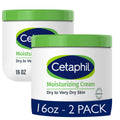 Cetaphil Face & Body Moisturizing Cream – Hydrating, Fragrance Free, 16 oz (2 Pack)