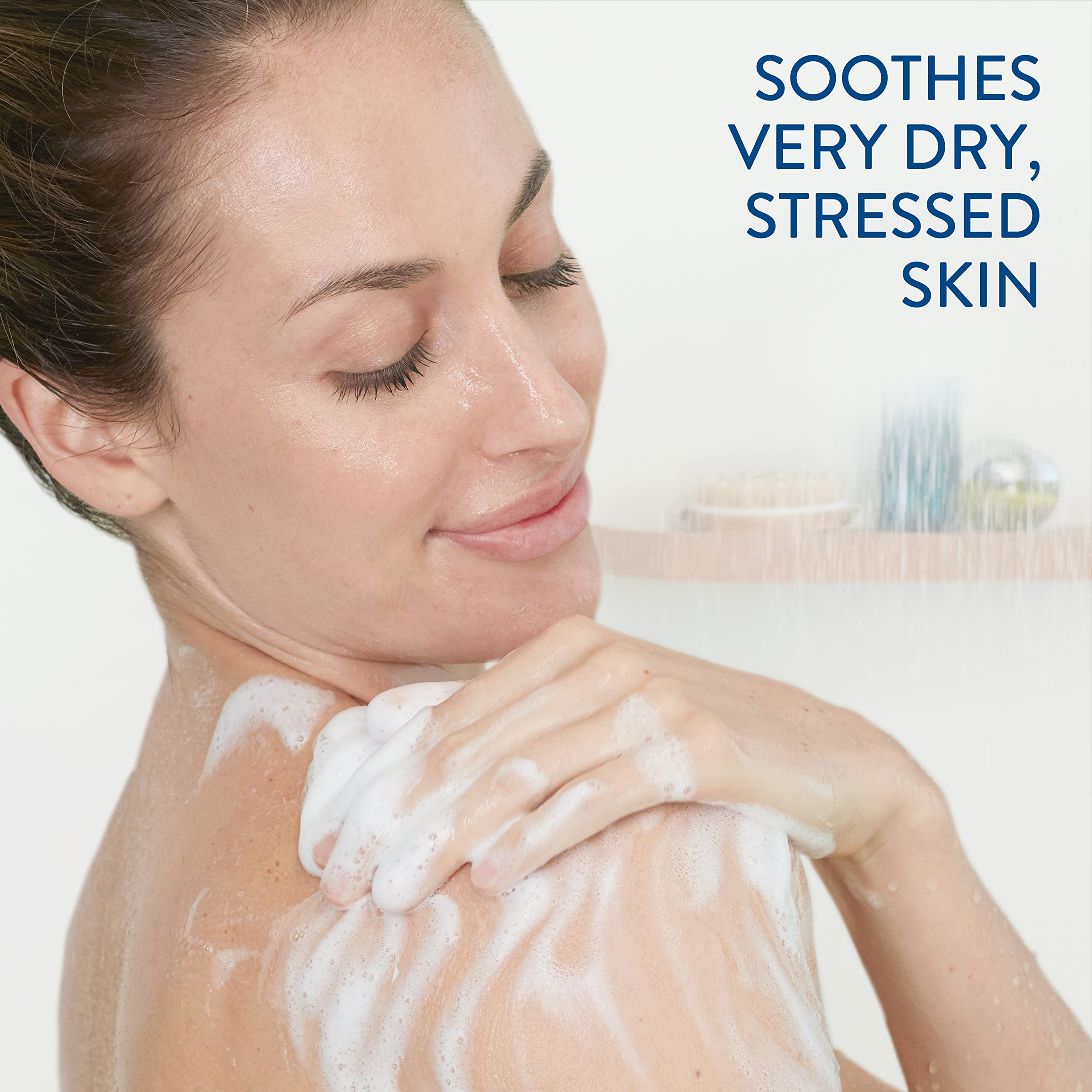 Cetaphil RESTORADERM Soothing Wash 3-Pack – Fragrance-Free, Hypoallergenic