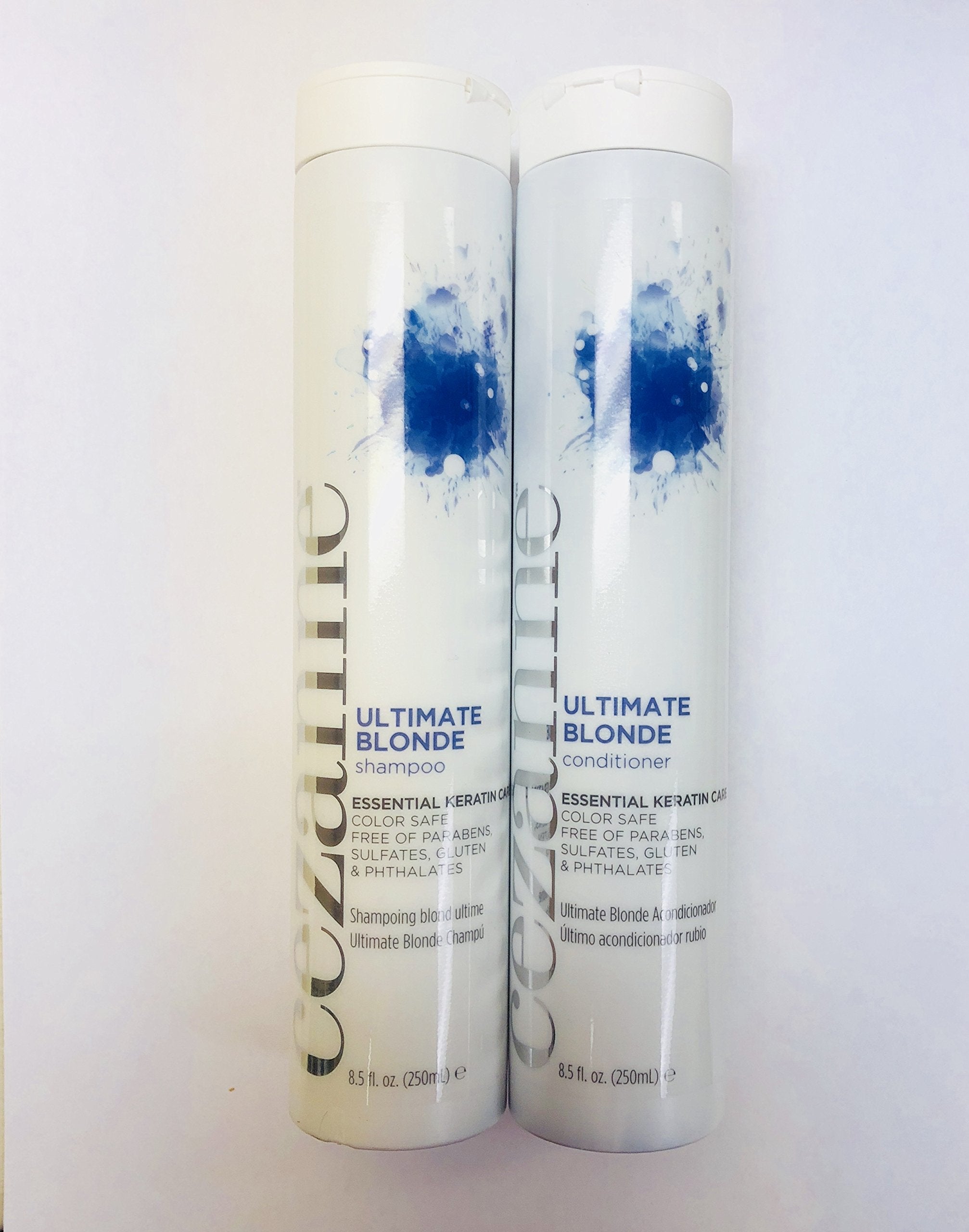 Cezanne Ultimate Blonde Shampoo & Conditioner – Color-Safe Keratin Care (8.5 oz)