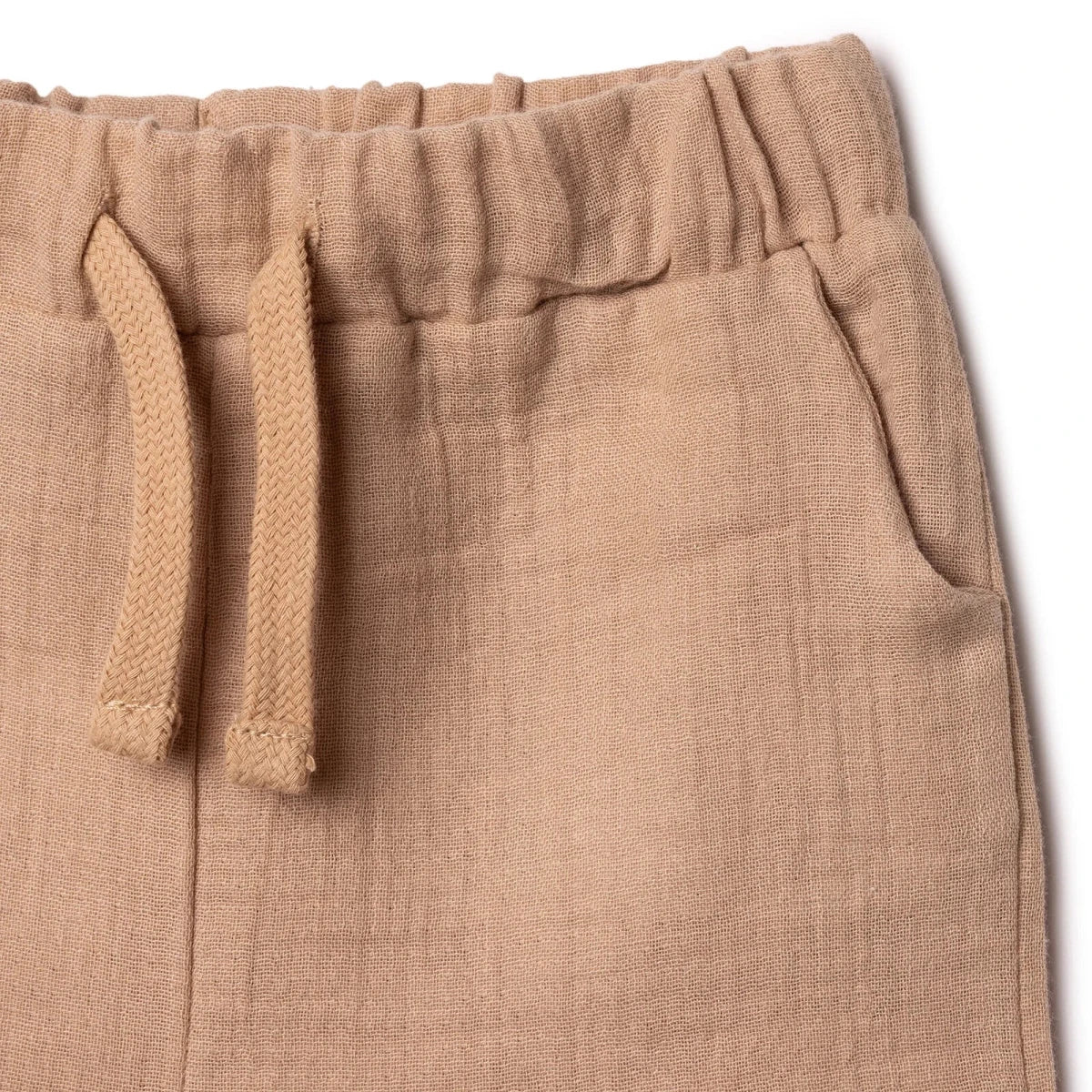 HelloBaby Turn-Up Muslin Baby Trousers (6-9 Months to 4-5 Years)