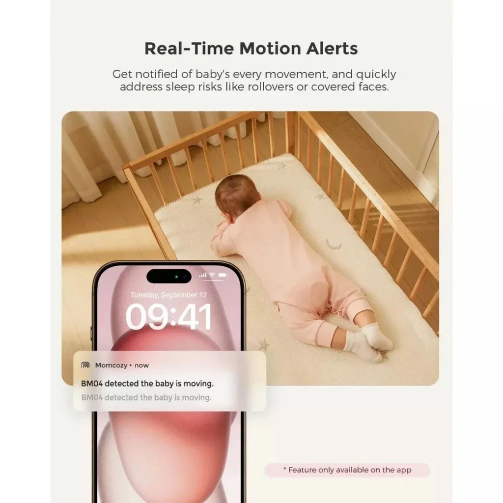 Momcozy BM04 5" Dual-mode Smart Baby Monitor & Camera
