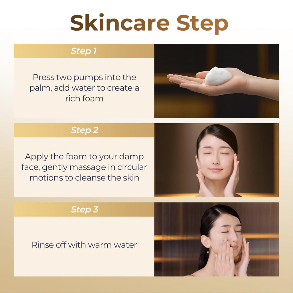 CHANDO HIMALAYA Gold Diamond Facial Cleanser – Reviving Daily Cleanser with Amino Acids for Hydration