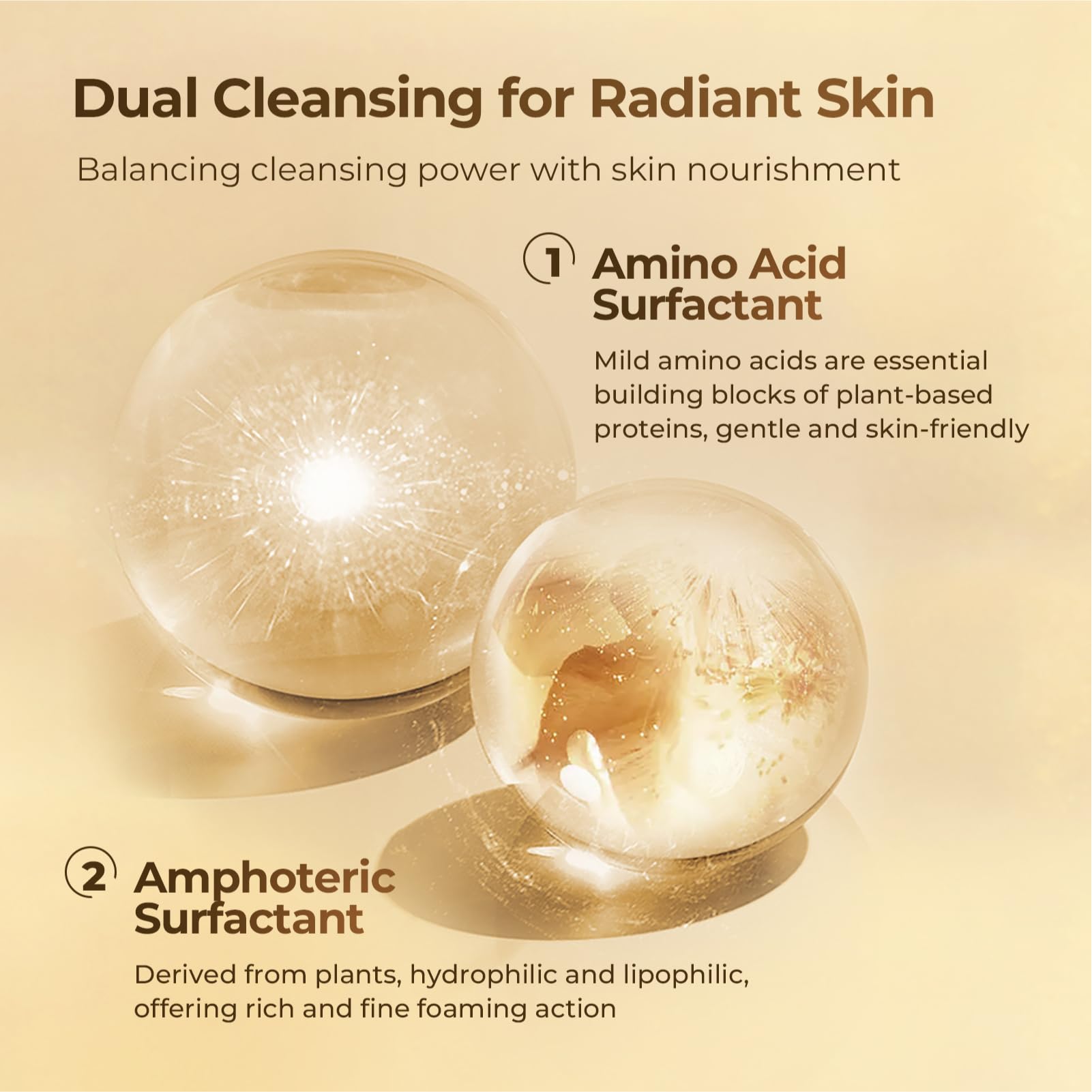 CHANDO HIMALAYA Gold Diamond Facial Cleanser – Reviving Daily Cleanser with Amino Acids for Hydration