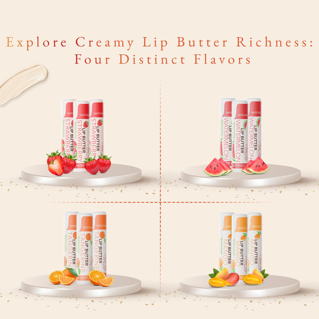 CHAP-LIP Original Lip Balm Bulk Pack — 48 Pack x 12 Boxes, Fruit Flavors, Coconut Oil & Cocoa Butter – Made in USA