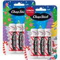 ChapStick Candy Cane Lip Balm – 6-Count Minty Moisturizer | Fresh Holiday Lip Care