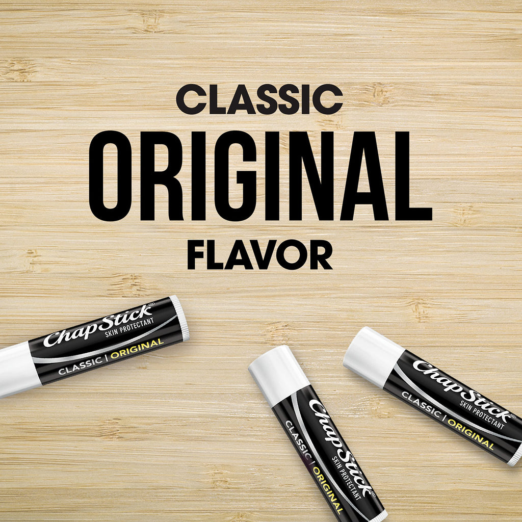 ChapStick Classic Original Lip Balm Tubes – 12 Pack (0.15 oz) | Lip Care
