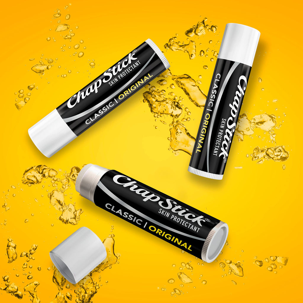 ChapStick Classic Original Lip Balm Tubes – 12 Pack (0.15 oz) | Lip Care