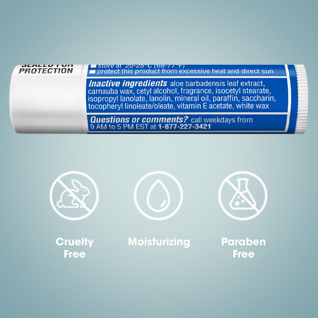 ChapStick Moisturizer 2-in-1 Lipcare SPF 15 Original, 12-Pack | Aloe Vera & Vitamin E
