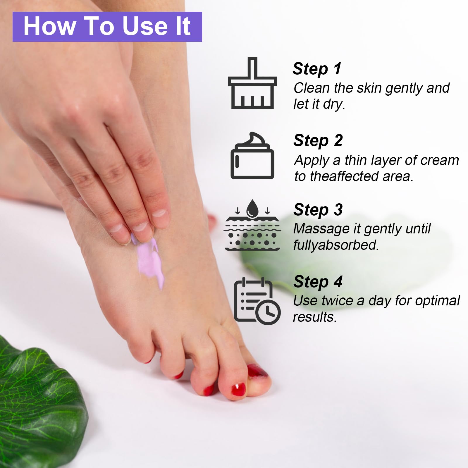 Charmonic Urea Cream 42% + 2% Salicylic Acid – Lavender Foot Cream (2 Pack)