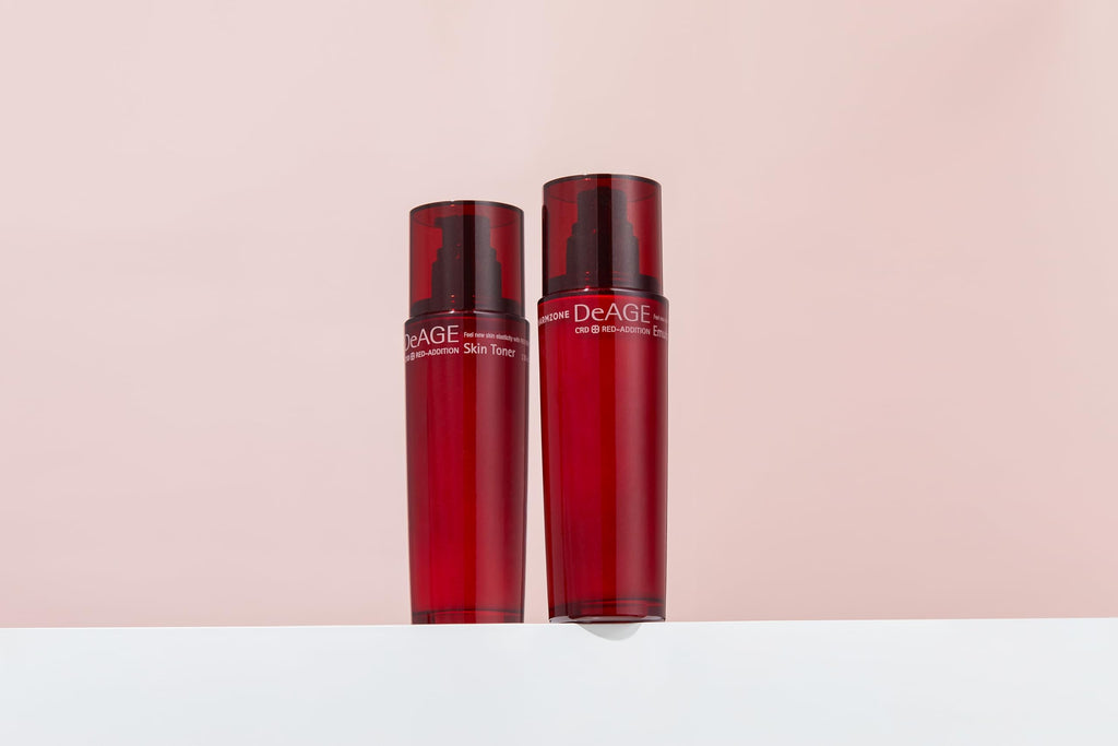 CHARMZONE Red Addition Skincare Set – Anti-Aging Toner & Emulsion with Red Wine & Pomegranate | Hydration & Radiance