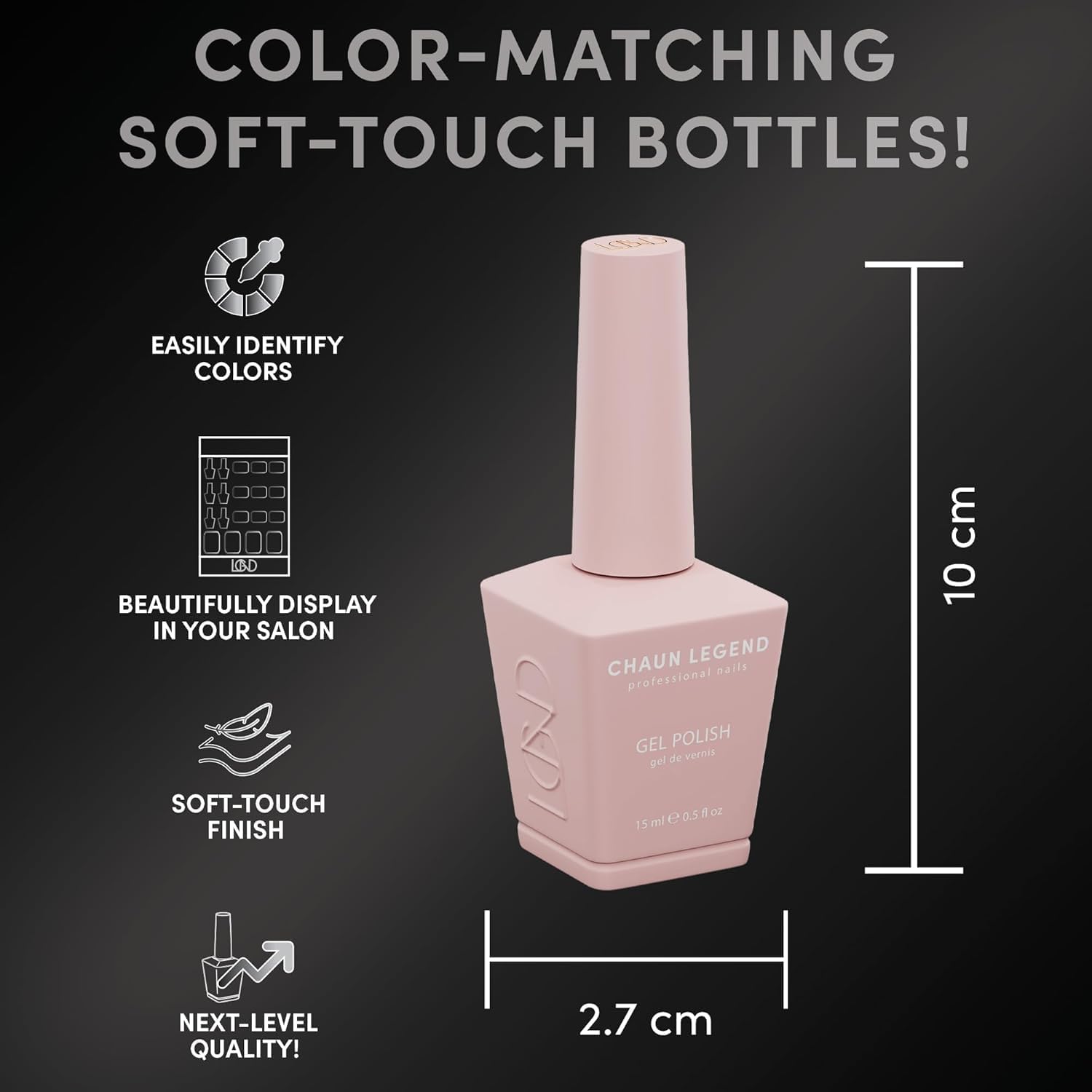 Chaun Legend UV LED Gel Nail Polish Sleigh My Bells LG5088 – 0.5 oz, Long Lasting, Bubble Free, Quick Dry, High Shine