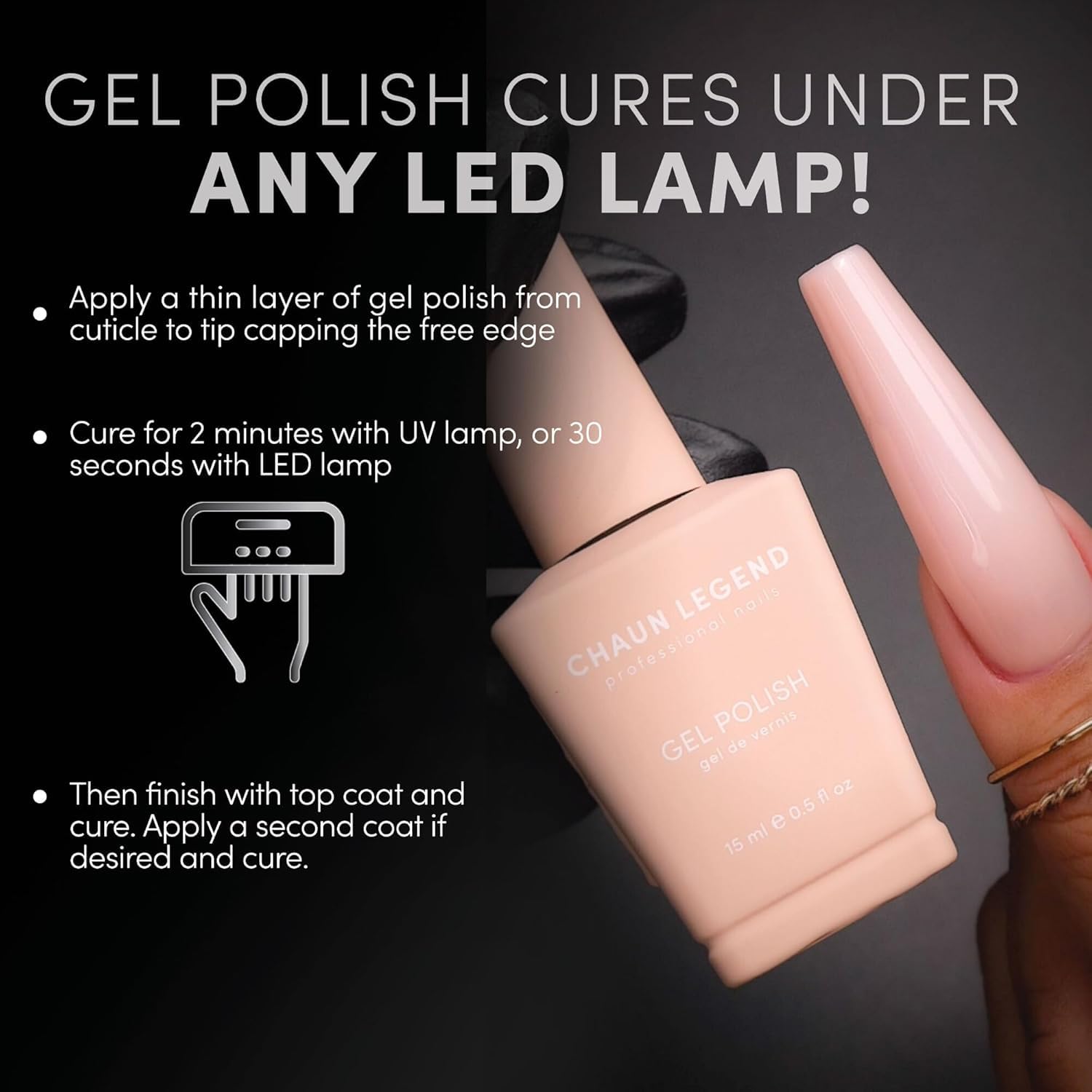 Chaun Legend UV LED Gel Nail Polish Set of 6 — Mauves + Aunties | Pro Salon-Quality Shine