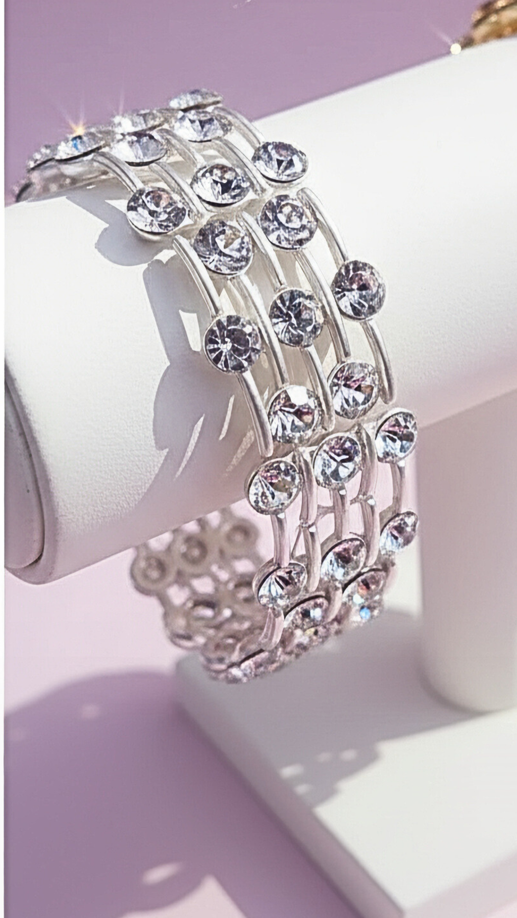 Stretchy Link Crystal Bracelet