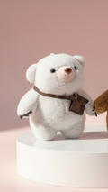 Teddy Bear With Handbag Key Ring & Bag Charm