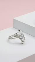 Solitaire Wrap Around Free Size Stacking Rings Box set of 36