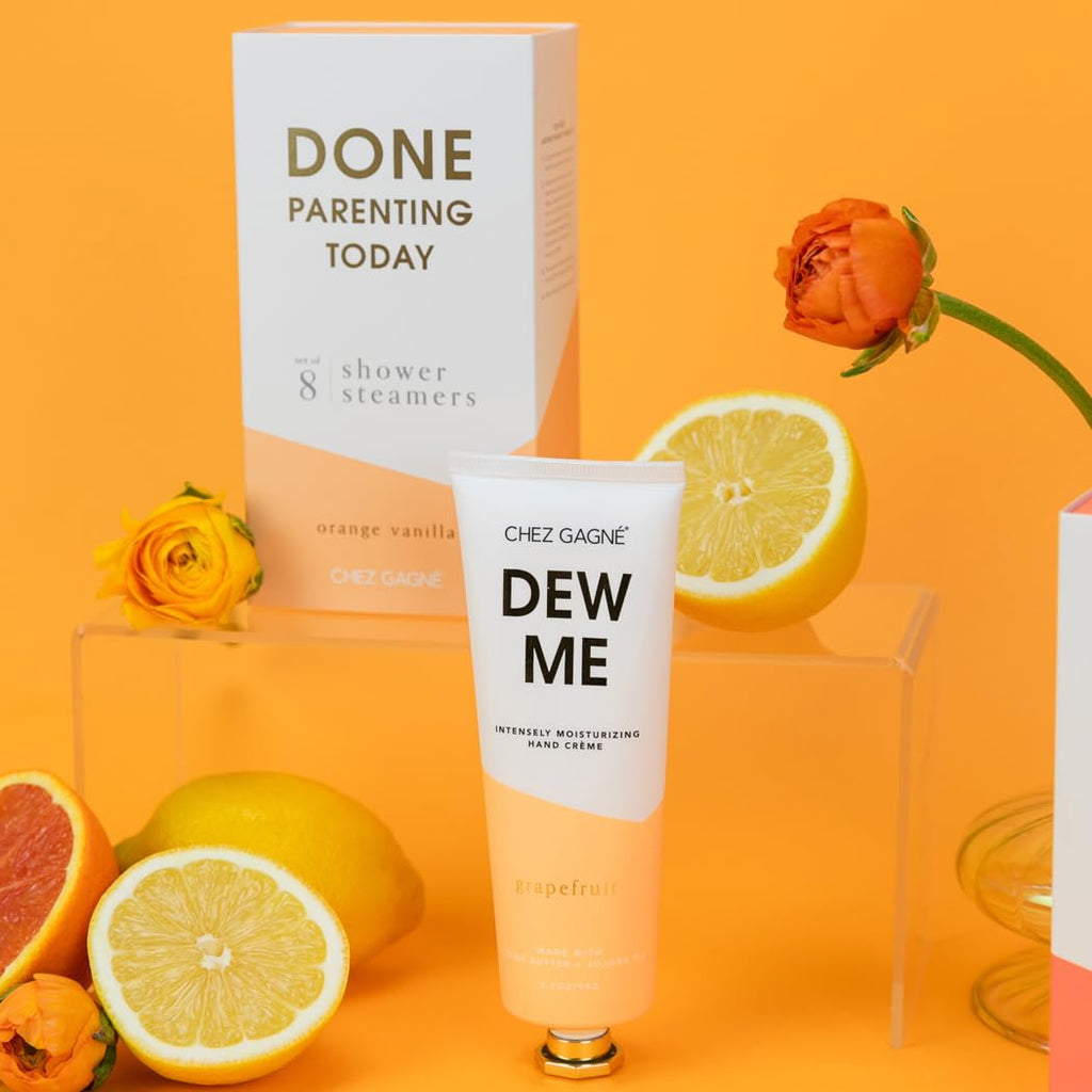 Chez Gagné Dew Me Hand Crème – Grapefruit Scented, 3.4oz, Intensely Moisturizing