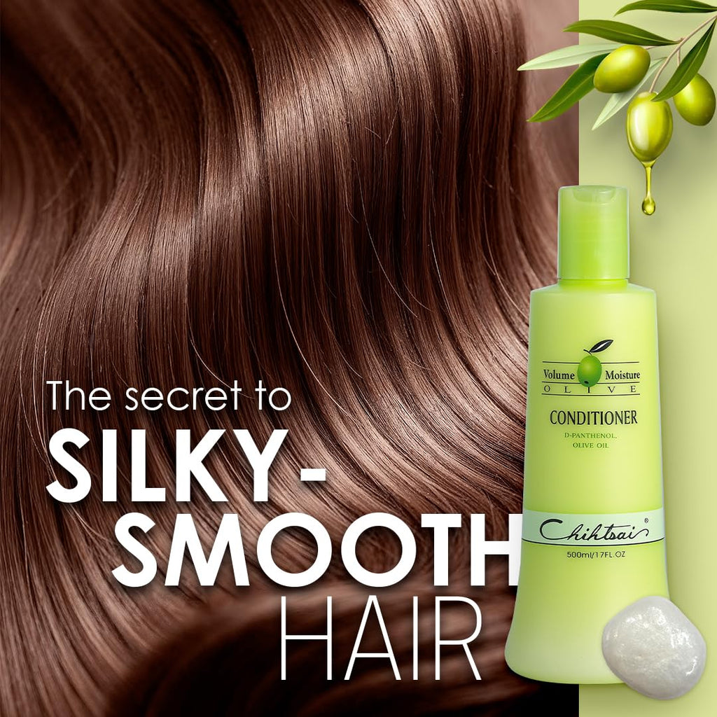 Chihtsai Olive Conditioner – 280ml / 9.5oz | Hydrating Hair Care for Dry & Damaged Hair